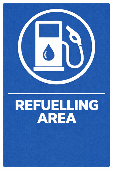 Refuelling areas refuelling areas