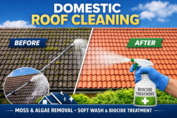 roof cleaning Domestic roof